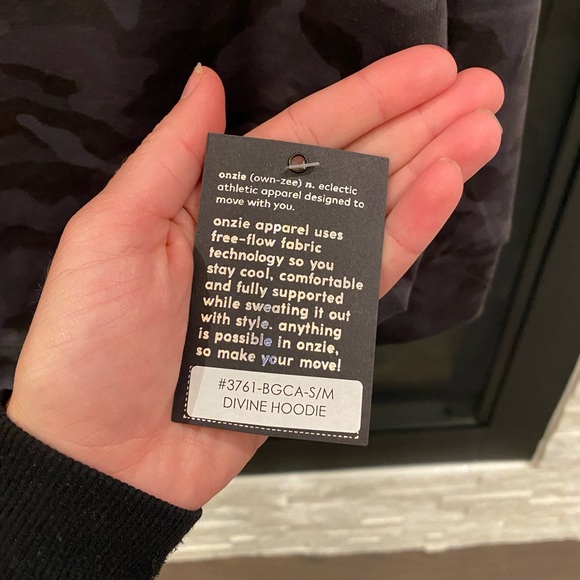 REVOLVE Divine Hoodie in Black & Grey Camo - Picture 7 of 7